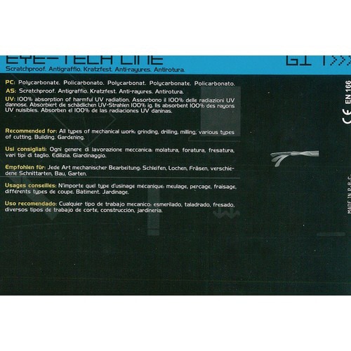 防塵メガネ傷防止タイプ