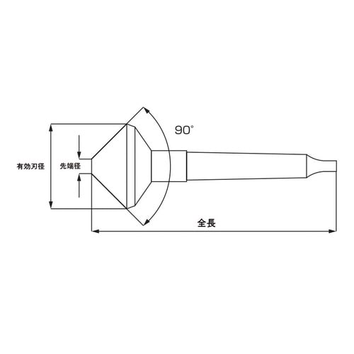 カウンターシンク90°40.0HSS−CO
