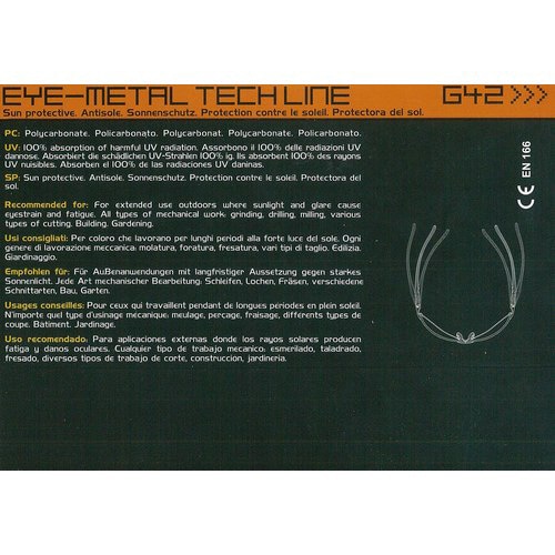太陽光線防止メガネ