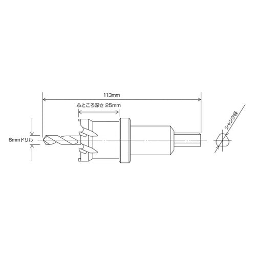 DF超硬ホルソー58mm