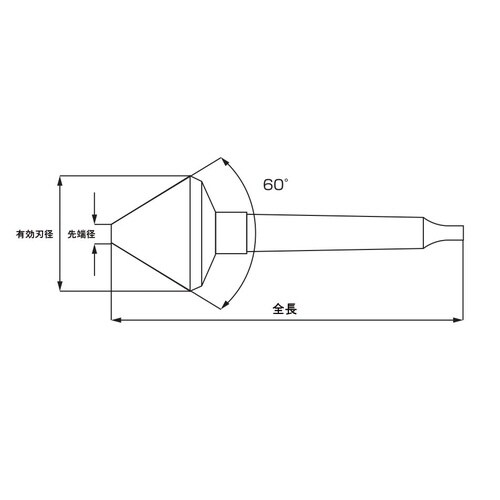 カウンターシンク60°31.5HSSMT