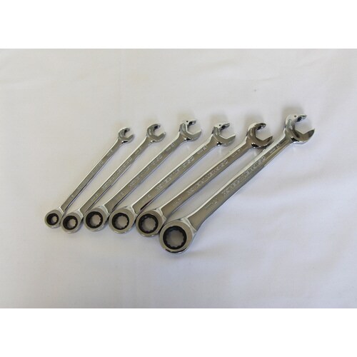 コンビネーションラチェットレンチセット6点組