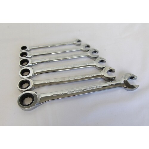 コンビネーションラチェットレンチセット6点組