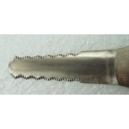 オフセットギザ付きブレード