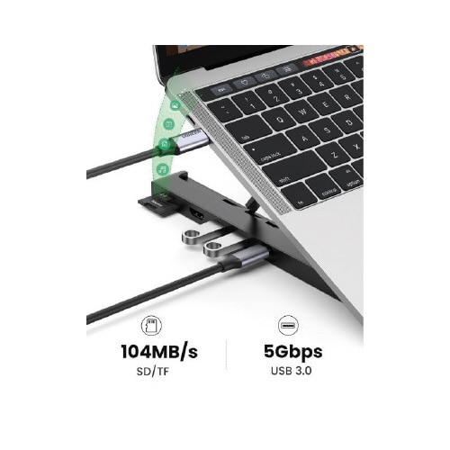 5−in−1 USBType−Cハブ内蔵スタンド