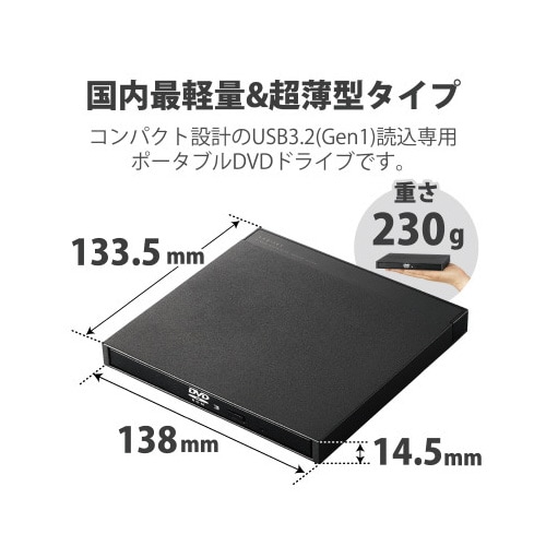USB3.2対応 読込用ポータブルドライブ