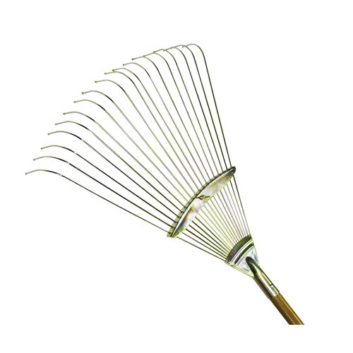 玉付ガーデンレーキ 木柄付