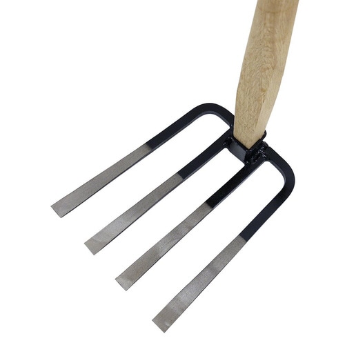 豊穣 岡山型 四ツ目鍬 1200 柄付