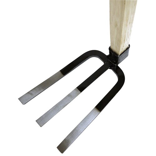 豊穣 山陰型 三本鍬 1200 柄付