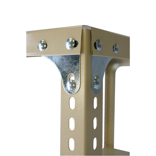 浅香 アイボリー スチール棚セット #3