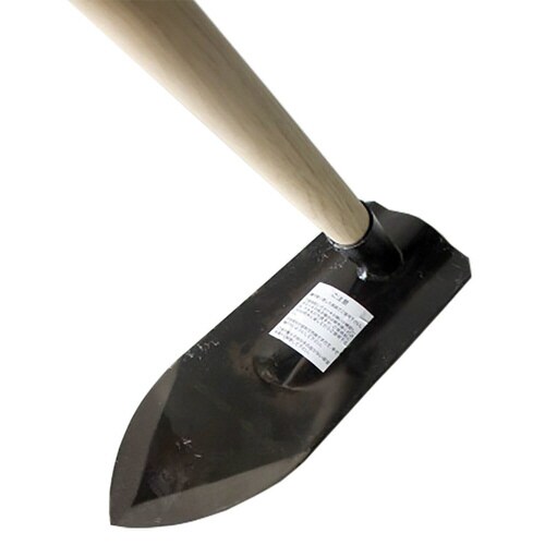 宝長久 剣先鍬鋼付 1050 柄付