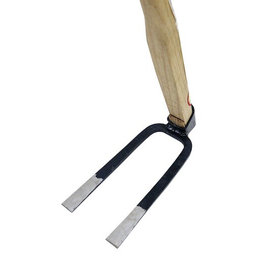 豊穣 紀州型 二又鍬鋼付 1050 柄付