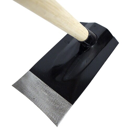 豊穣 鳥取型 平鍬黒 1350 柄付