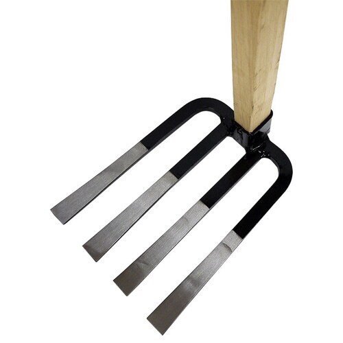 豊穣 出雲型 四本備中鍬 1200 柄付