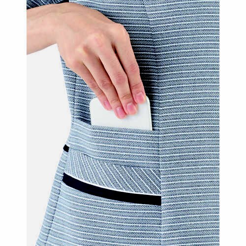 オーバーブラウス AJ0849 ブルー 9号