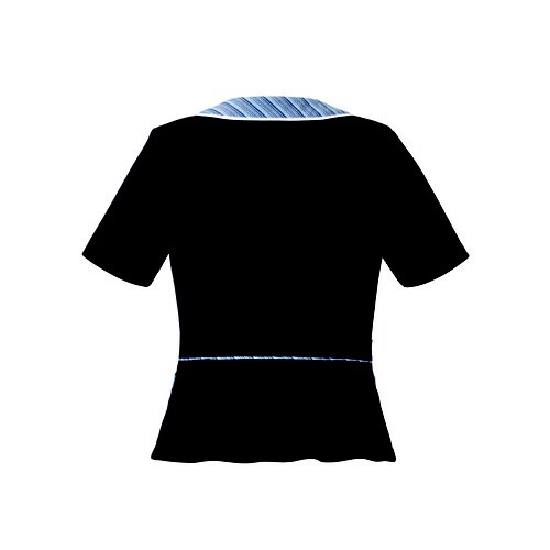 オーバーブラウス AJ0853 ネイビー 17号