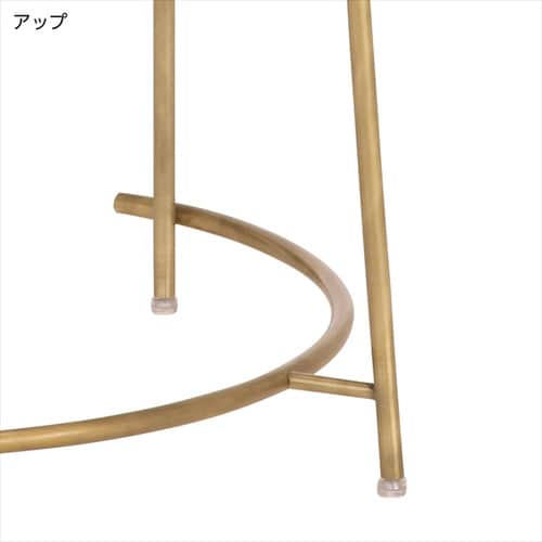 アンティークゴールドハーフラウンドハンガーラック