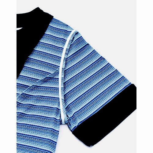 オーバーブラウス AJ0852 ブルー 11号