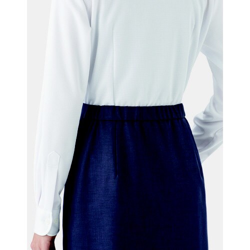 ロングプリーツスカートBCS2707ネイビー15号