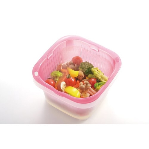 角型ボウル&ザル MW−031 グリーン