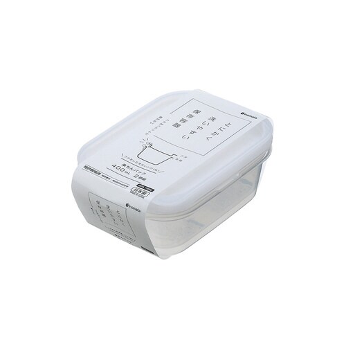 楽ちん 角型 400ml 2P クリアーW