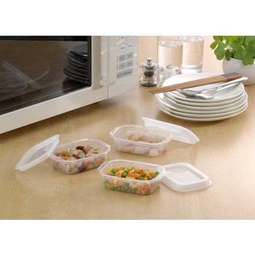 楽ちん 角型 140ml 3P クリアーW