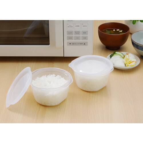 楽ちんパック ごはん大盛り2個組 クリアーホワイト