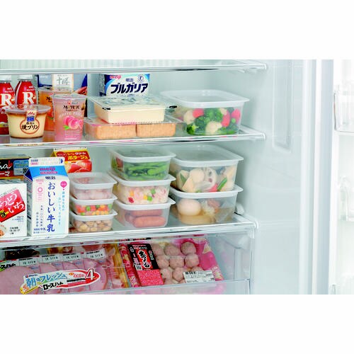 楽ちん 角型9PC クリアーW #1830