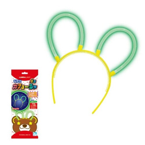 光るルミカカチューシャ グリーン