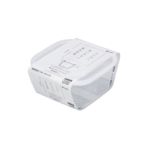 楽ちん スクエア630ml クリアーW