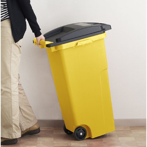 キャスターペール 70C2 イエロー 2輪