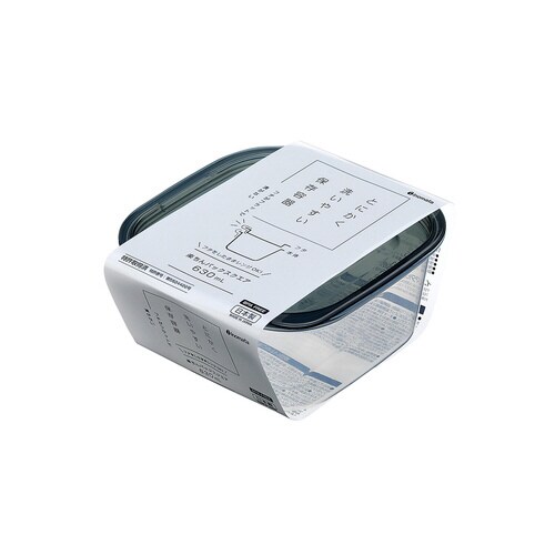 楽ちん スクエア630ml クリアーBLK