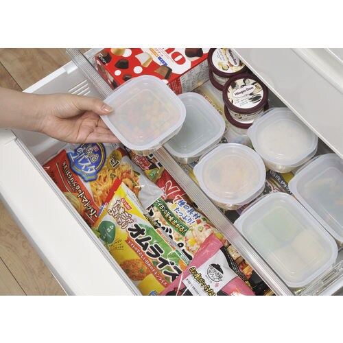 楽ちん スクエア270ml 2PC クリアーW