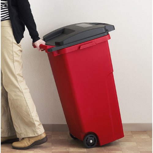 キャスターペール 90C2 レッド 2輪