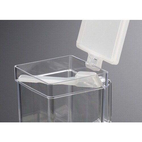 スクエアポット クリアーホワイト #1197