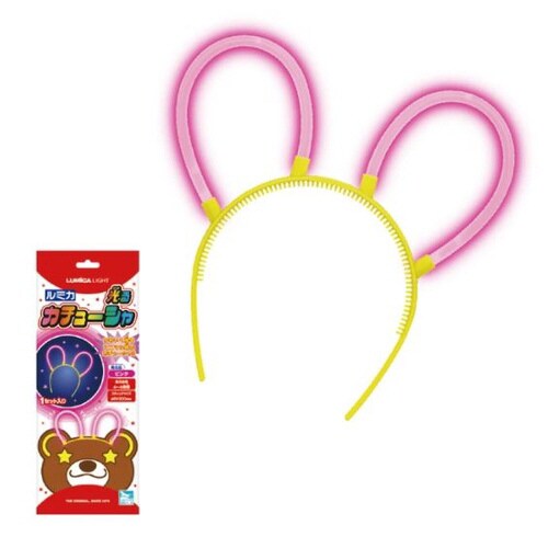光るルミカカチューシャ ピンク