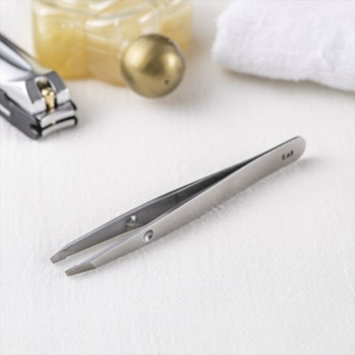 貝印 がっちりキャッチ毛抜 シルバー