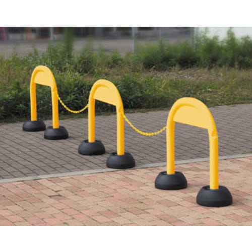 アーチスタンド3本組Y(チェーン有り) 黄