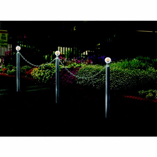 LEDソーラーライト付チェーンスタンド