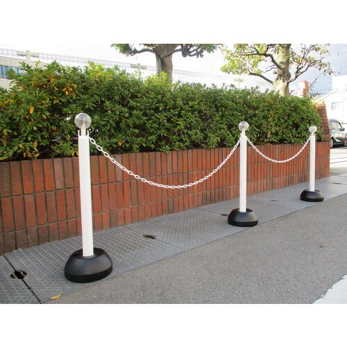 LEDソーラーライト付チェーンスタンド