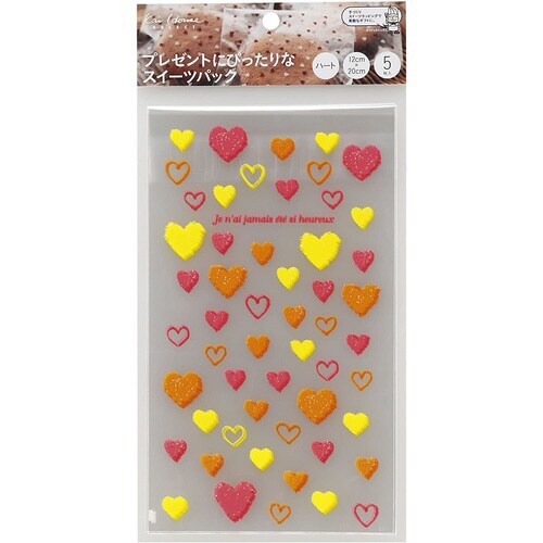 スイーツパック ハート 大 5枚入