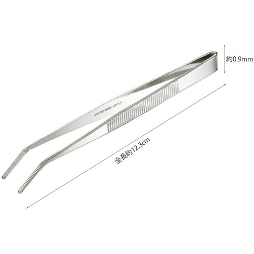 先曲がりピンセット