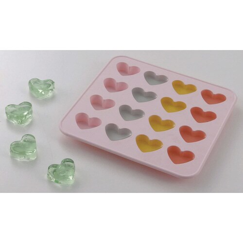 シリコーントレー 16個取り ハート