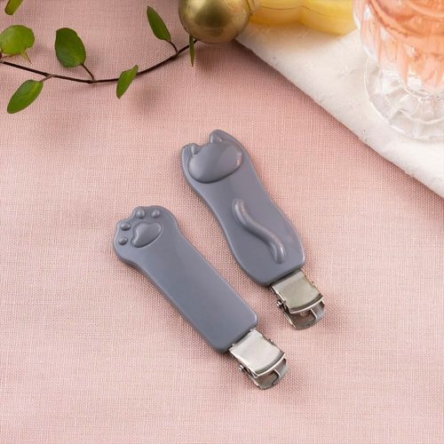 ねこの前髪クリップ