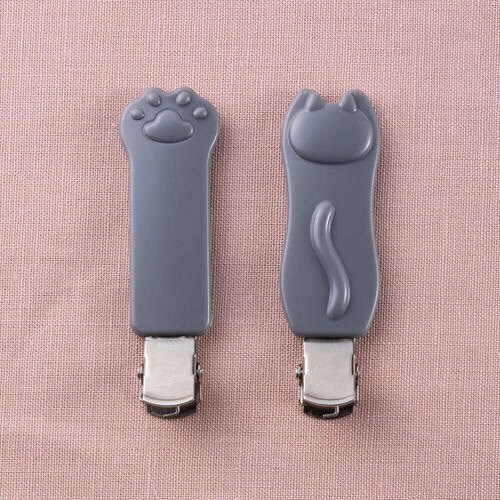 ねこの前髪クリップ