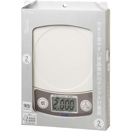 デジタルキッチンスケール 2kg計量
