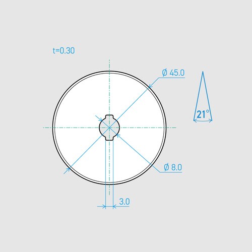 C450−1C 21°(30枚入)