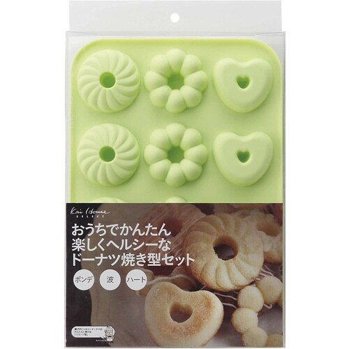 ドーナツ焼き型セット(ポンデ・波・ハート)