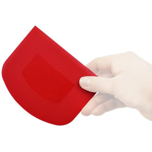 エンボス加工スクレッパー レッド