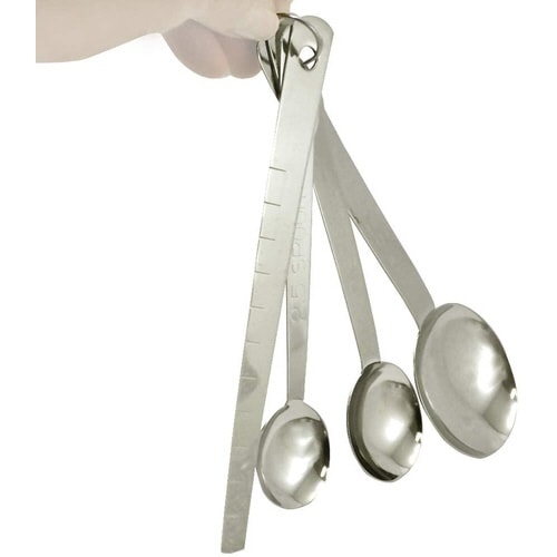 計量スプーン 3本 ヘラ付